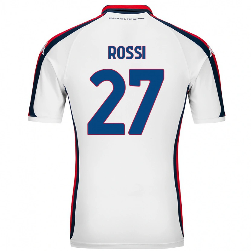 Danxen Mann Lucrezia Rossi #27 Hvit Bortetrøye Drakt Trøye 2024/25 Skjorter T-Skjorte
