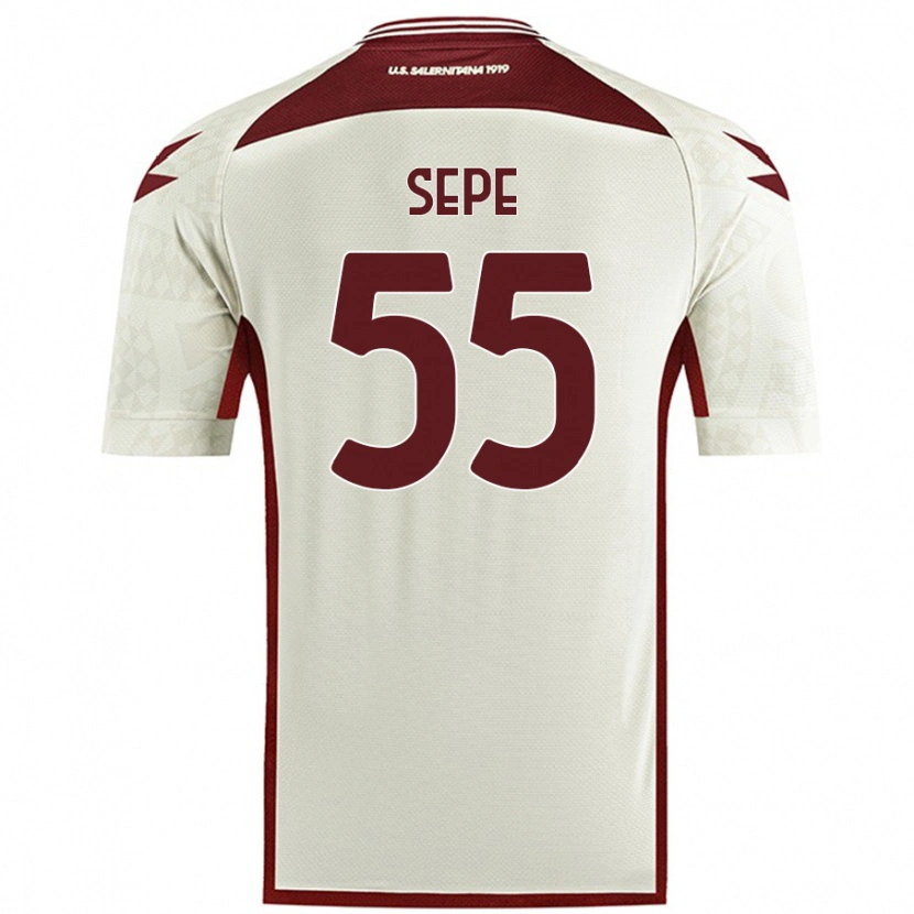 Danxen Mann Luigi Sepe #55 Kremfarge Bortetrøye Drakt Trøye 2024/25 Skjorter T-Skjorte