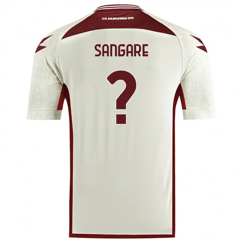 Danxen Mann Karim Sangare #0 Kremfarge Bortetrøye Drakt Trøye 2024/25 Skjorter T-Skjorte