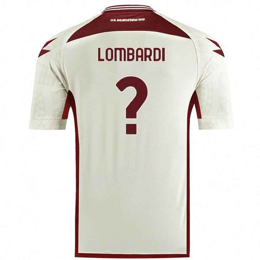 Danxen Mann Lorenzo Lombardi #0 Kremfarge Bortetrøye Drakt Trøye 2024/25 Skjorter T-Skjorte