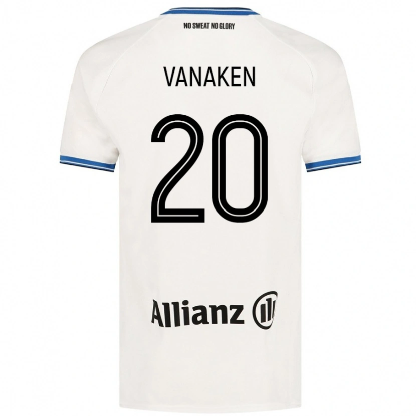 Danxen Mann Hans Vanaken #20 Hvit Bortetrøye Drakt Trøye 2024/25 Skjorter T-Skjorte