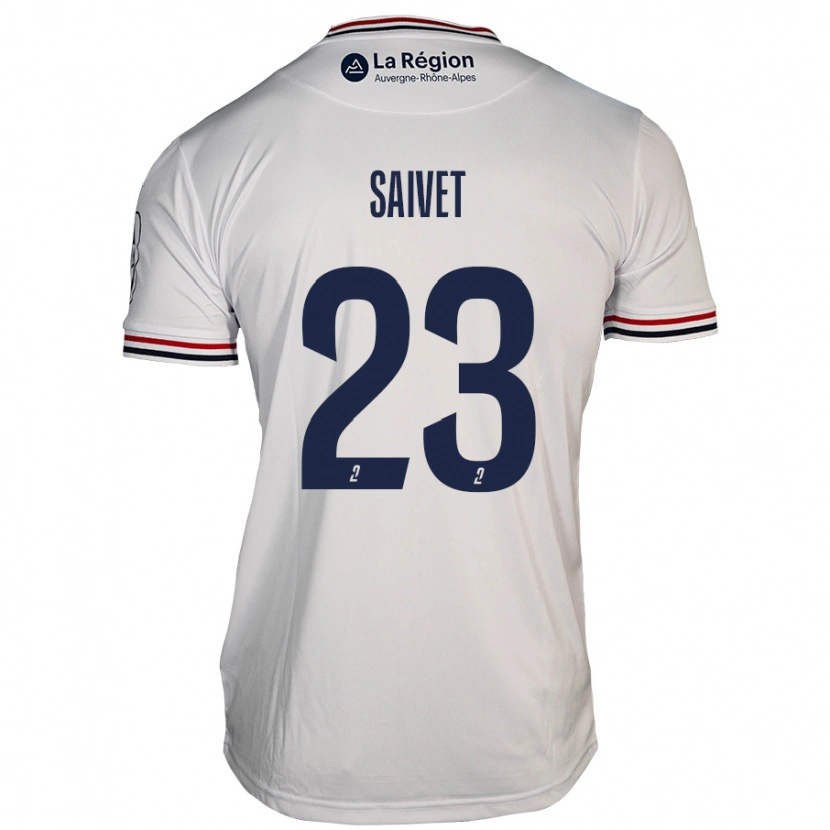 Danxen Mann Henri Saivet #23 Hvit Bortetrøye Drakt Trøye 2024/25 Skjorter T-Skjorte