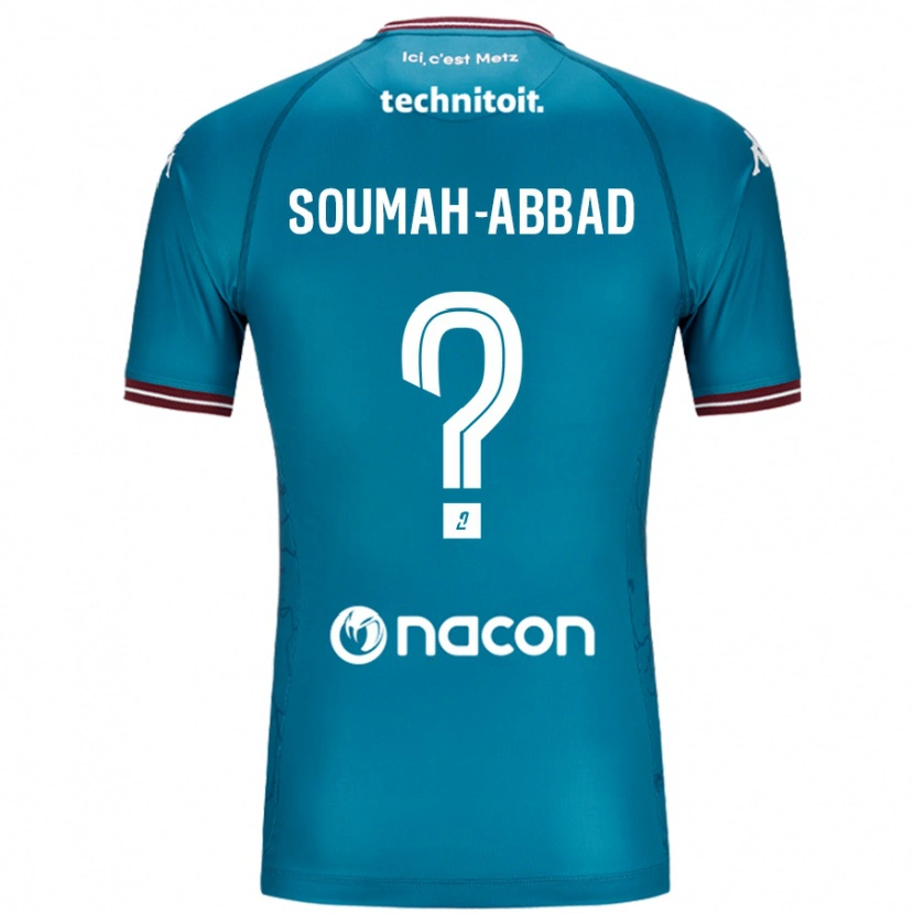 Danxen Mann Édouard Soumah-Abbad #0 Bleu Bensin Bortetrøye Drakt Trøye 2024/25 Skjorter T-Skjorte
