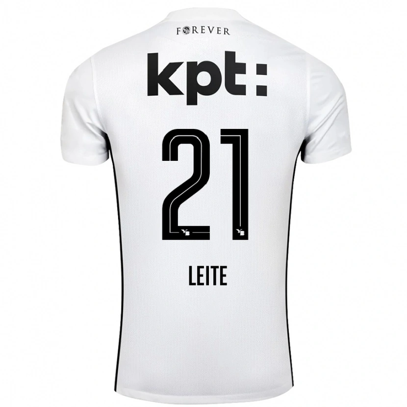 Danxen Mann Ana Leite #21 Hvit Svart Bortetrøye Drakt Trøye 2024/25 Skjorter T-Skjorte