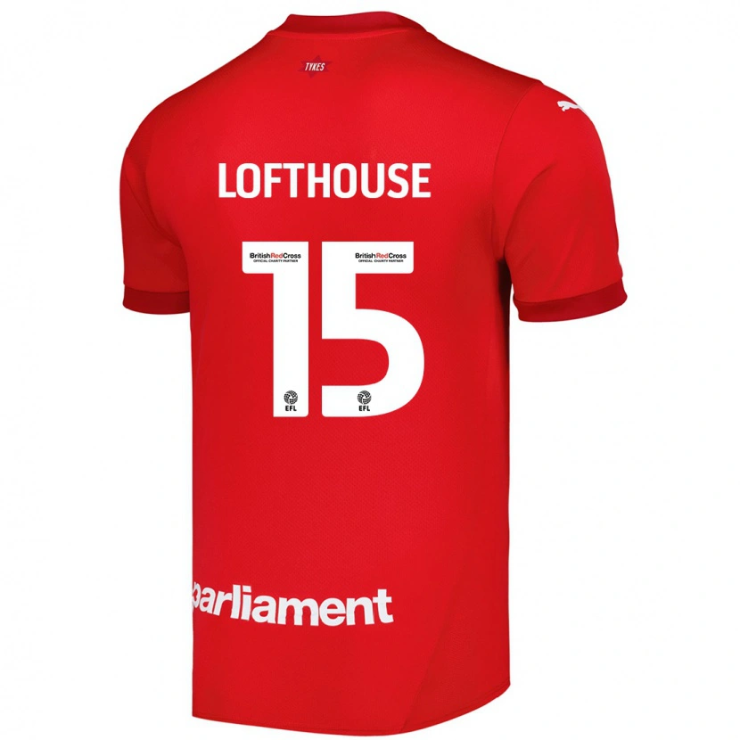 Danxen Dame Kyran Lofthouse #15 Rød Hjemmetrøye Drakt Trøye 2024/25 Skjorter T-Skjorte