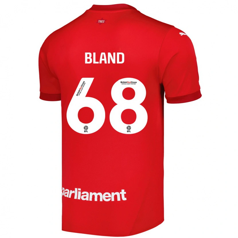 Danxen Dame Jonathan Bland #68 Rød Hjemmetrøye Drakt Trøye 2024/25 Skjorter T-Skjorte