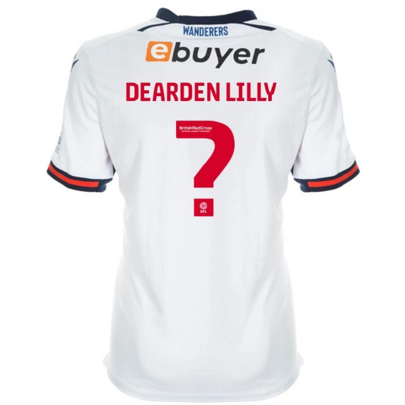 Danxen Dame Jessica Dearden-Lilly #0 Hvit Hjemmetrøye Drakt Trøye 2024/25 Skjorter T-Skjorte