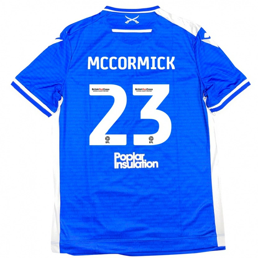 Danxen Dame Luke Mccormick #23 Blå Hvit Hjemmetrøye Drakt Trøye 2024/25 Skjorter T-Skjorte