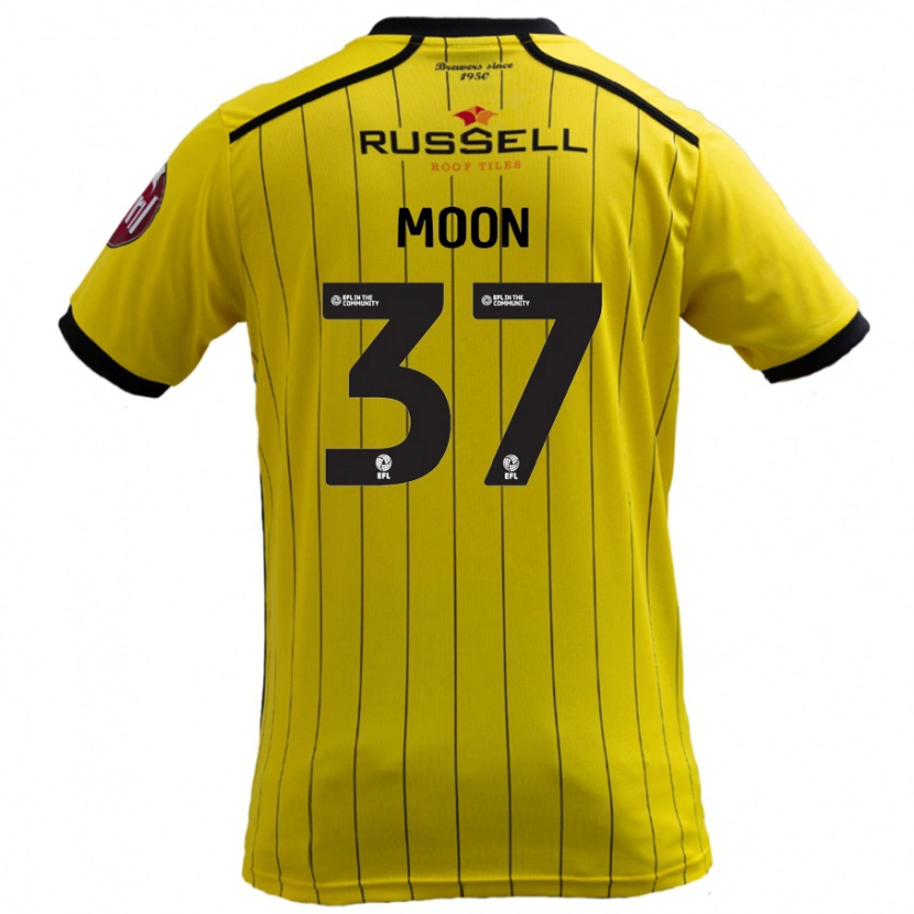 Danxen Dame Jasper Moon #37 Gul Hjemmetrøye Drakt Trøye 2024/25 Skjorter T-Skjorte
