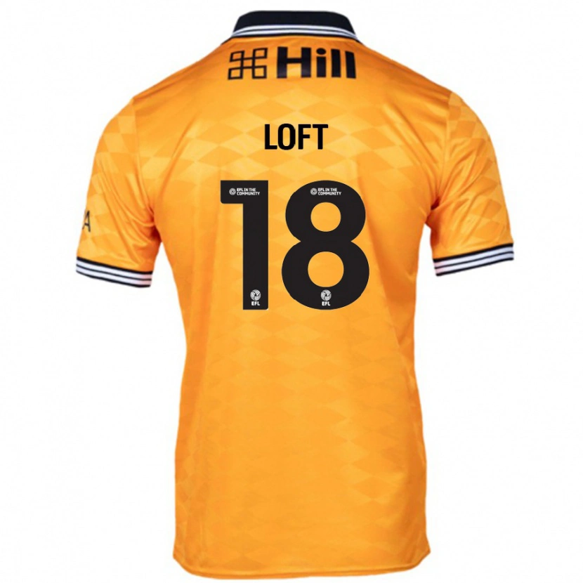 Danxen Dame Ryan Loft #18 Oransje Hjemmetrøye Drakt Trøye 2024/25 Skjorter T-Skjorte