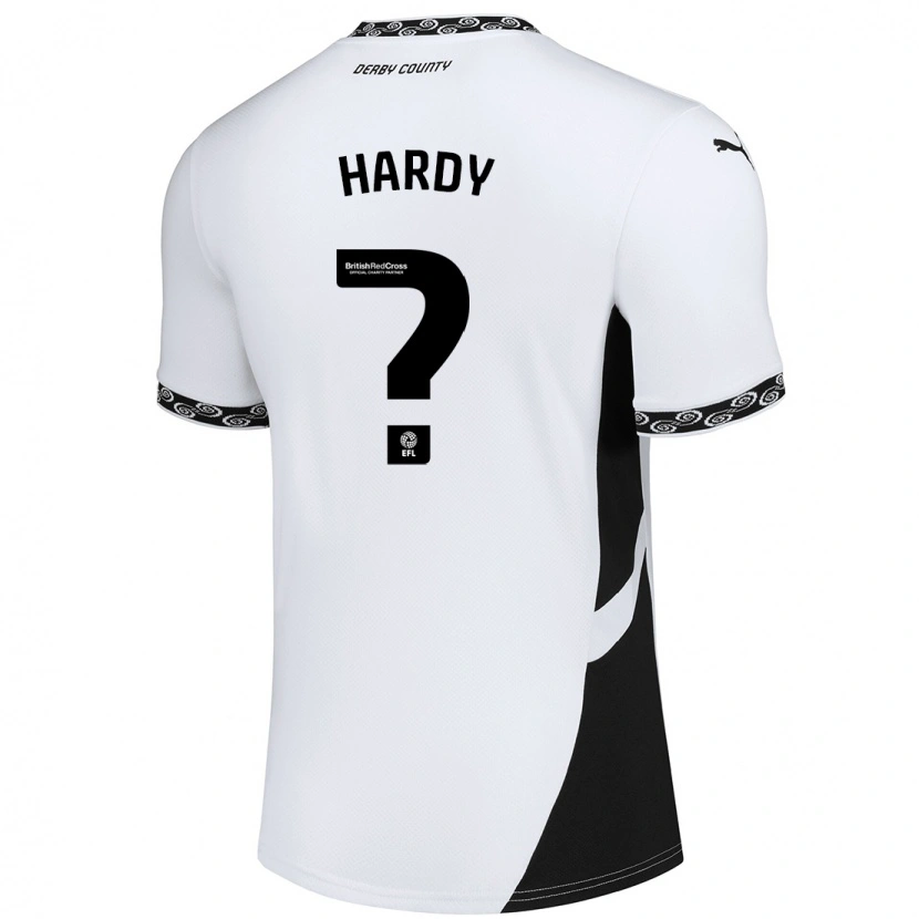 Danxen Dame Charlie Hardy #0 Hvit Svart Hjemmetrøye Drakt Trøye 2024/25 Skjorter T-Skjorte