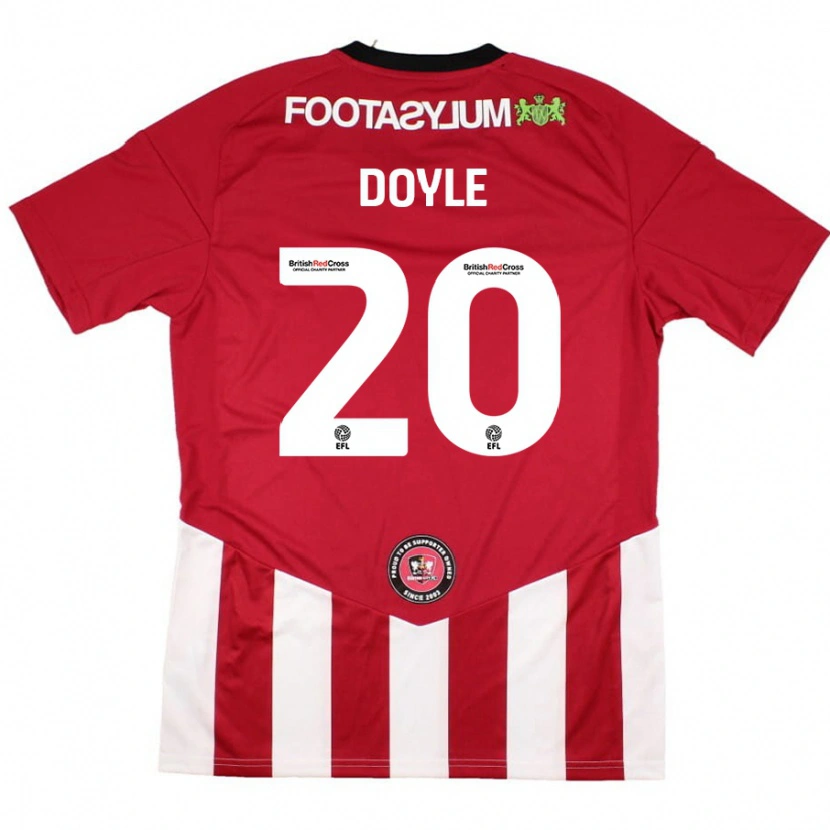 Danxen Dame Kamari Doyle #20 Rød Hvit Hjemmetrøye Drakt Trøye 2024/25 Skjorter T-Skjorte