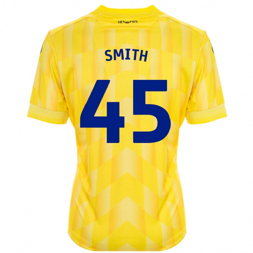 Danxen Dame Max Smith #45 Gul Hjemmetrøye Drakt Trøye 2024/25 Skjorter T-Skjorte