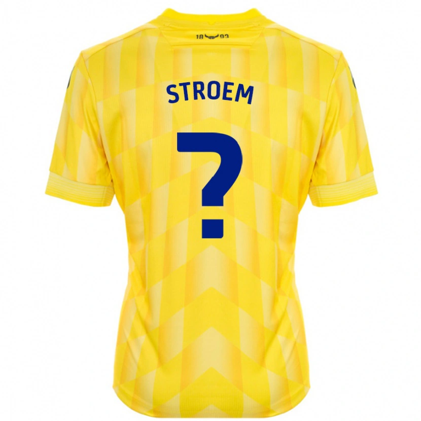 Danxen Dame Lena Stroem #0 Gul Hjemmetrøye Drakt Trøye 2024/25 Skjorter T-Skjorte