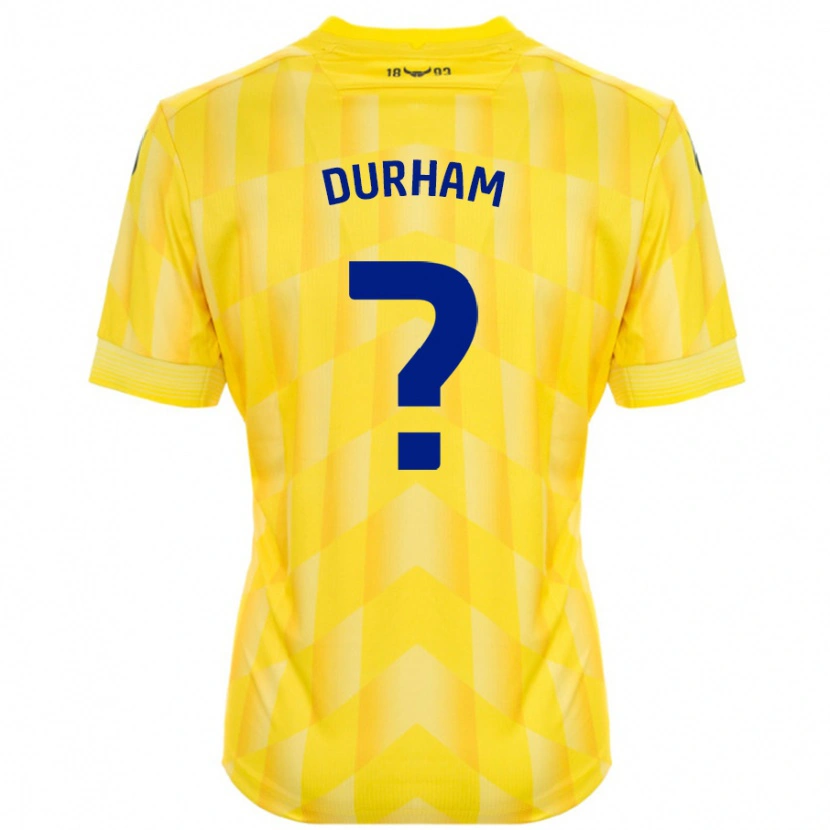 Danxen Dame Lucy Durham #0 Gul Hjemmetrøye Drakt Trøye 2024/25 Skjorter T-Skjorte
