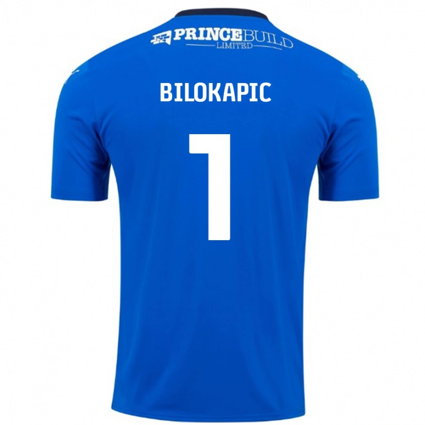 Danxen Dame Nicholas Bilokapic #1 Blå Hvit Hjemmetrøye Drakt Trøye 2024/25 Skjorter T-Skjorte