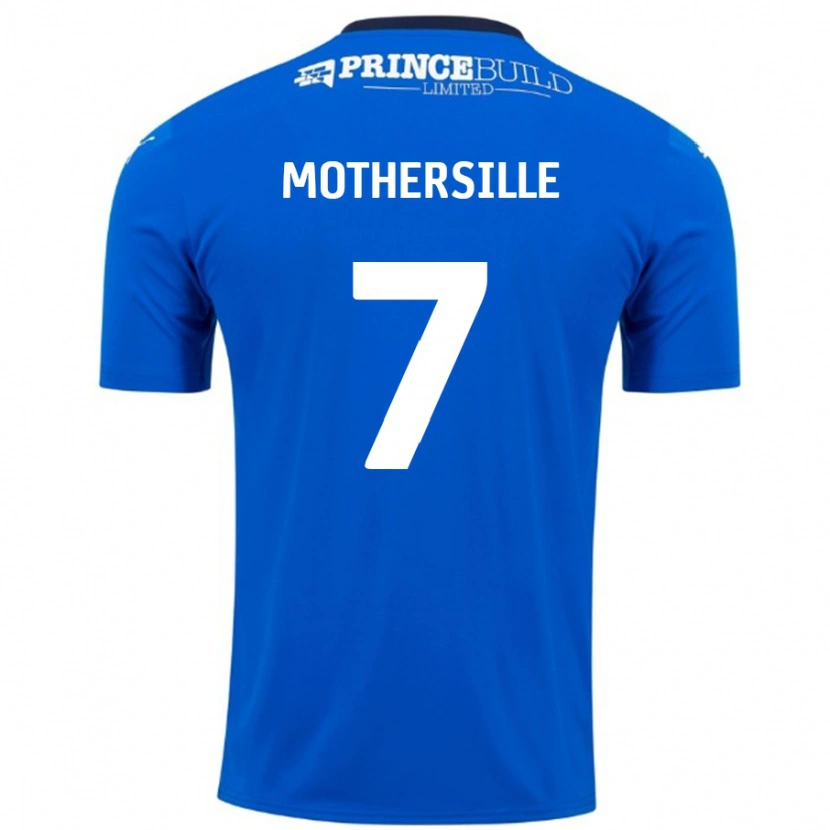 Danxen Dame Malik Mothersille #7 Blå Hvit Hjemmetrøye Drakt Trøye 2024/25 Skjorter T-Skjorte