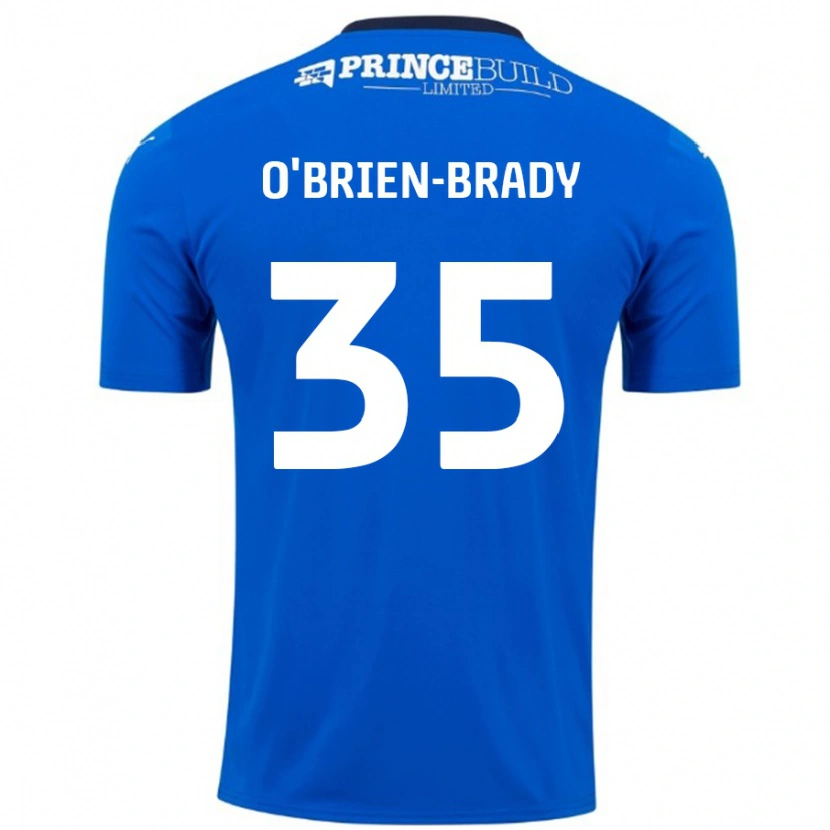 Danxen Dame Donay O'brien-Brady #35 Blå Hvit Hjemmetrøye Drakt Trøye 2024/25 Skjorter T-Skjorte