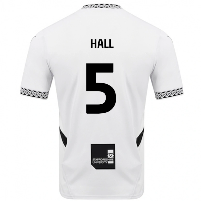 Danxen Dame Connor Hall #5 Hvit Hjemmetrøye Drakt Trøye 2024/25 Skjorter T-Skjorte