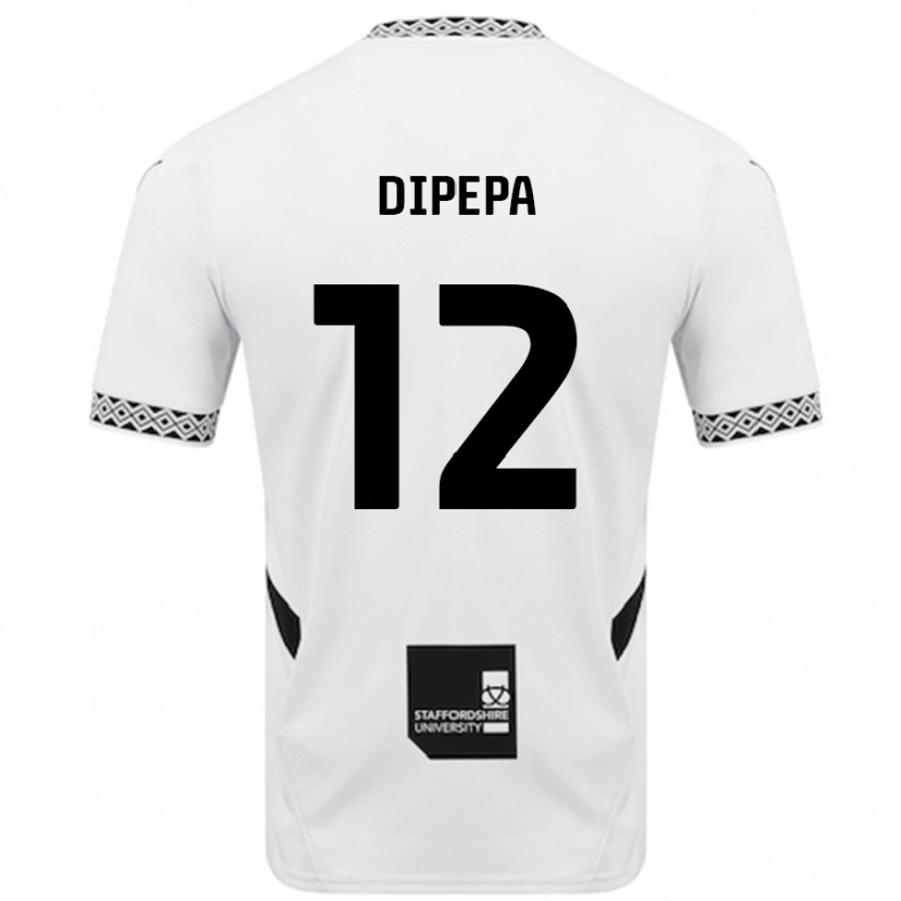 Danxen Dame Baylee Dipepa #12 Hvit Hjemmetrøye Drakt Trøye 2024/25 Skjorter T-Skjorte