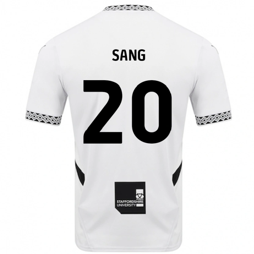 Danxen Dame Tom Sang #20 Hvit Hjemmetrøye Drakt Trøye 2024/25 Skjorter T-Skjorte