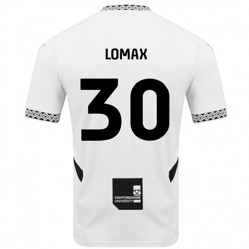 Danxen Dame Ben Lomax #30 Hvit Hjemmetrøye Drakt Trøye 2024/25 Skjorter T-Skjorte