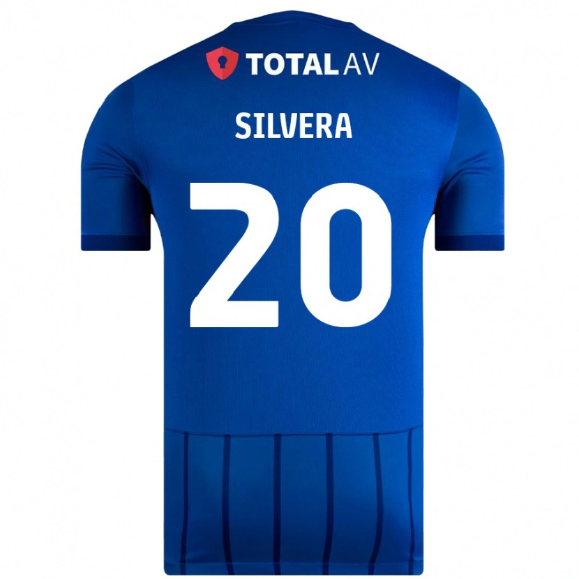 Danxen Dame Sam Silvera #20 Blå Hjemmetrøye Drakt Trøye 2024/25 Skjorter T-Skjorte