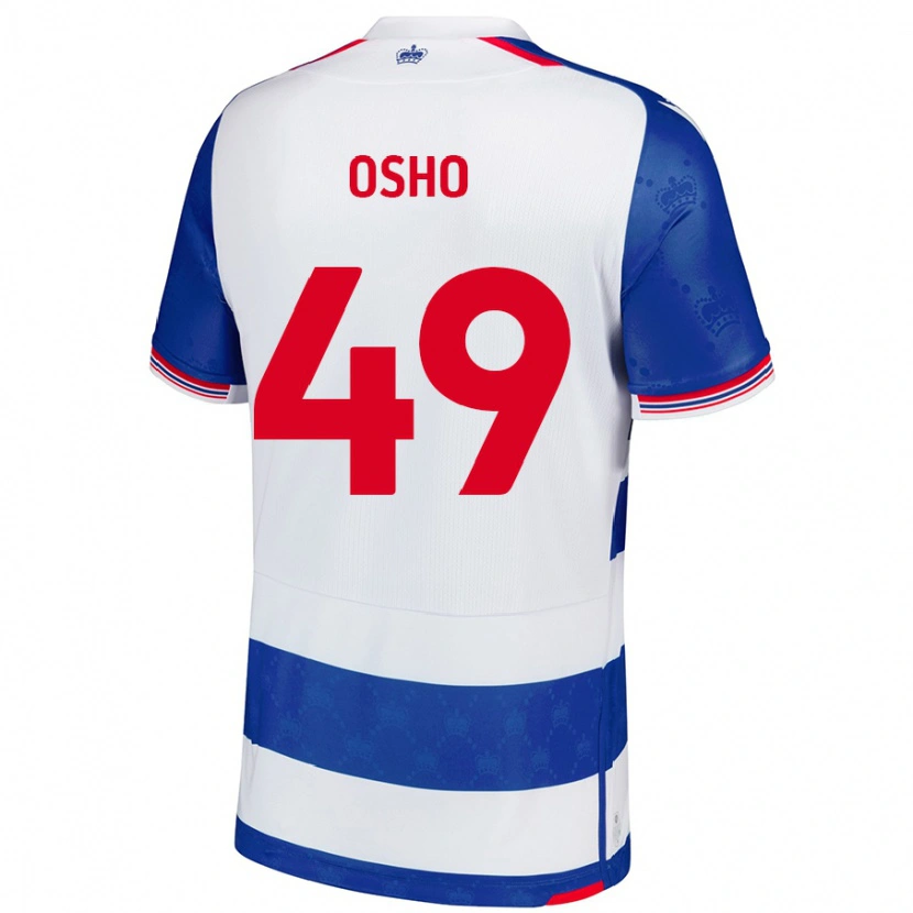 Danxen Dame Emmanuel Osho #49 Blå Hvit Hjemmetrøye Drakt Trøye 2024/25 Skjorter T-Skjorte