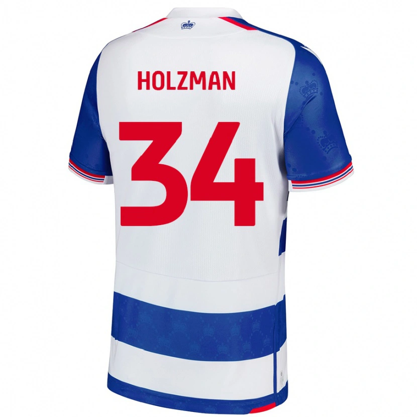 Danxen Dame Louie Holzman #34 Blå Hvit Hjemmetrøye Drakt Trøye 2024/25 Skjorter T-Skjorte