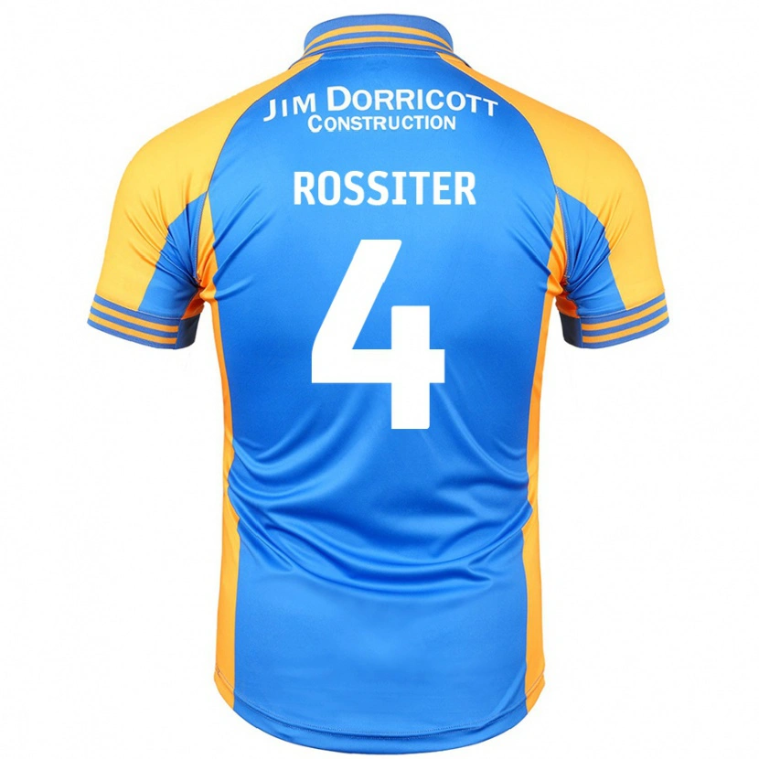 Danxen Dame Jordan Rossiter #4 Blå Rav Hjemmetrøye Drakt Trøye 2024/25 Skjorter T-Skjorte