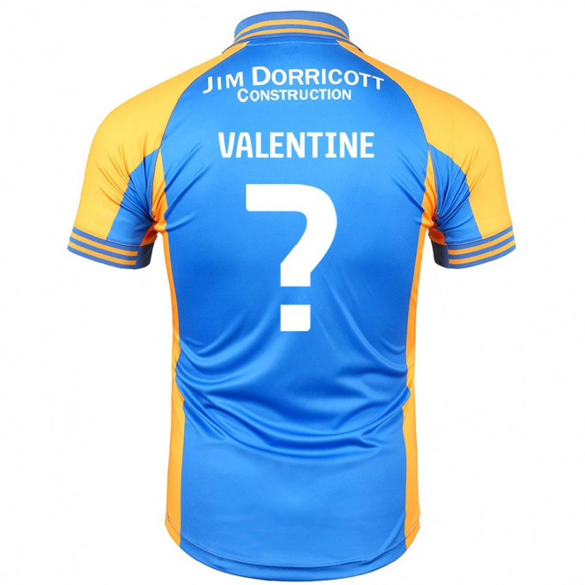 Danxen Dame Jayden Valentine #0 Blå Rav Hjemmetrøye Drakt Trøye 2024/25 Skjorter T-Skjorte