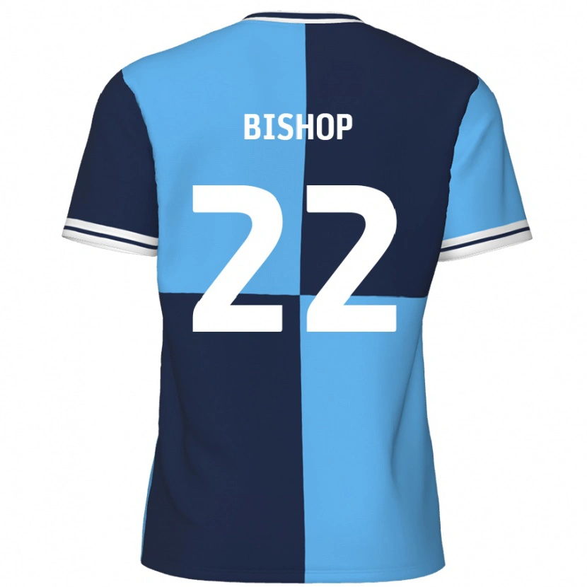 Danxen Dame Nathan Bishop #22 Himmelblå Mørkeblå Hjemmetrøye Drakt Trøye 2024/25 Skjorter T-Skjorte