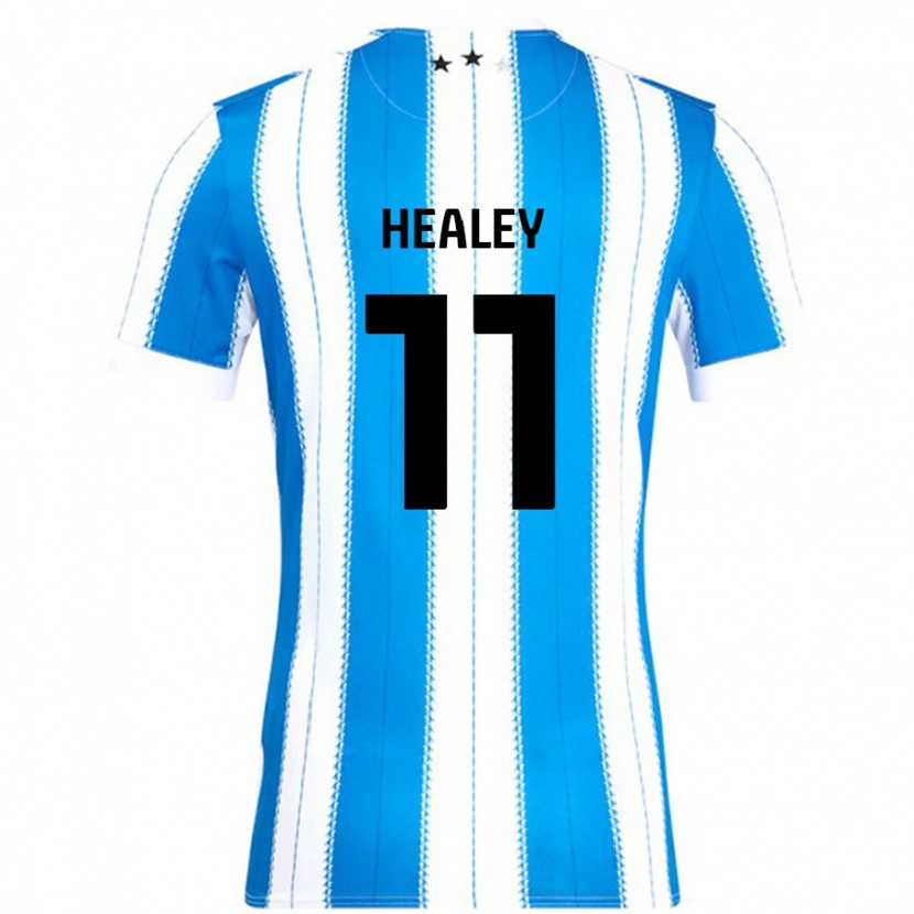 Danxen Dame Rhys Healey #11 Blå Hvit Hjemmetrøye Drakt Trøye 2024/25 Skjorter T-Skjorte