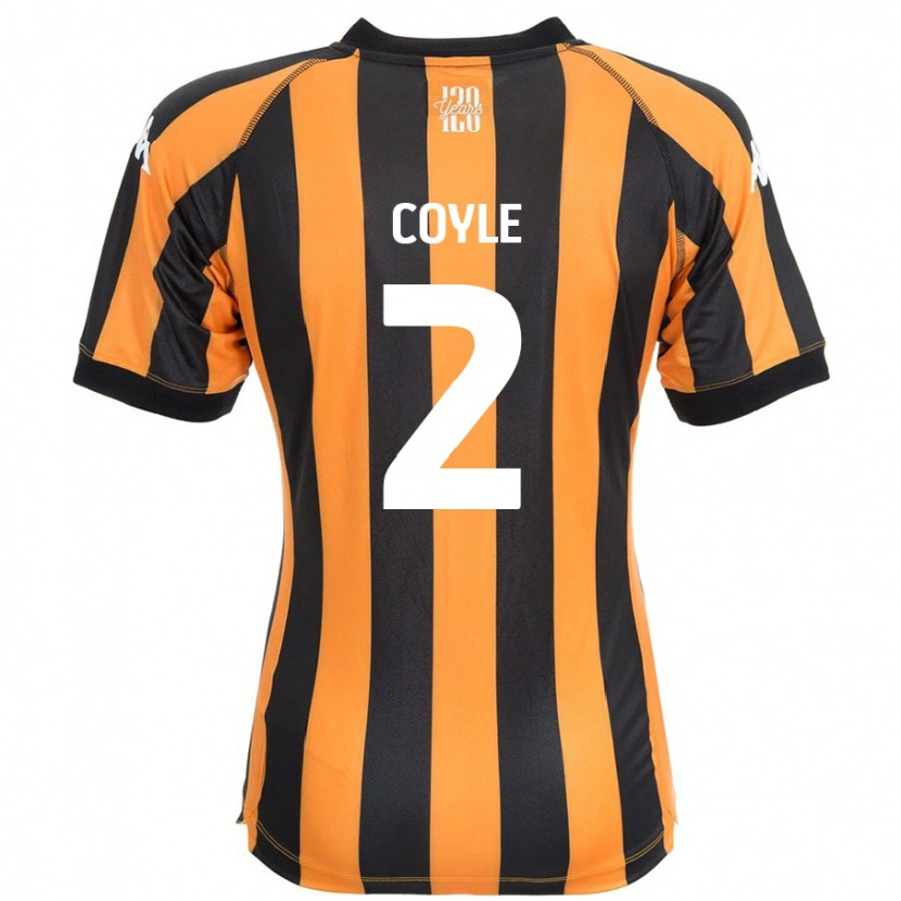 Danxen Dame Lewie Coyle #2 Svart Rav Hjemmetrøye Drakt Trøye 2024/25 Skjorter T-Skjorte