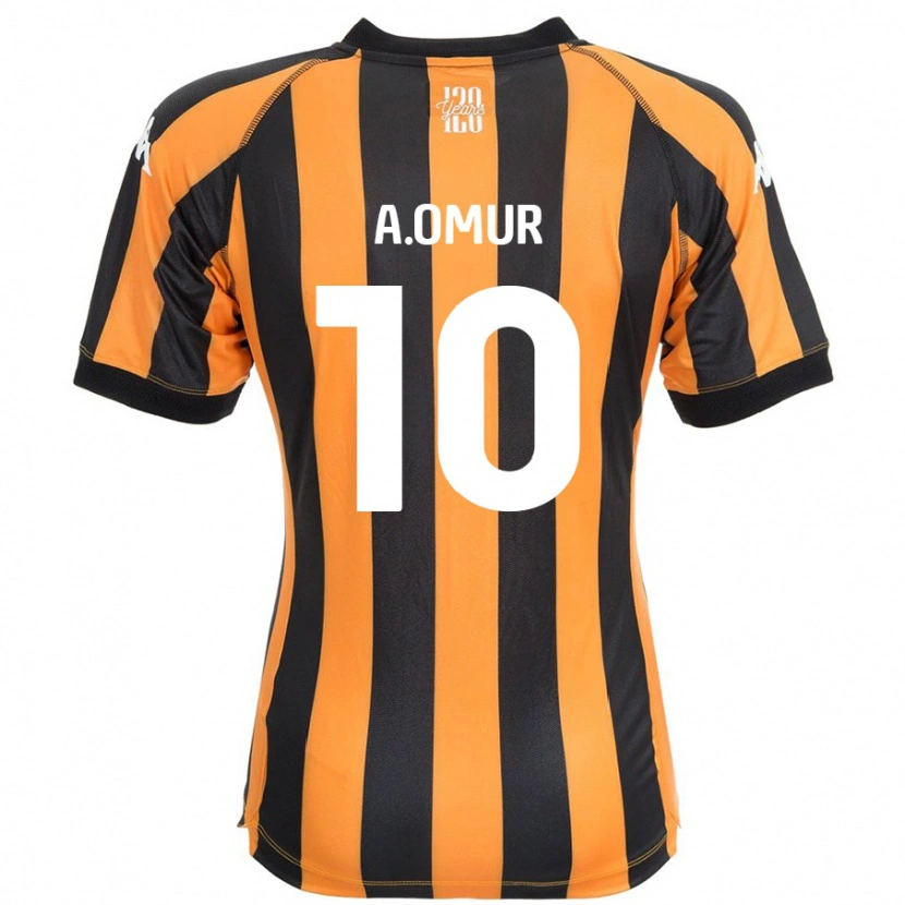 Danxen Dame Abdülkadir Ömür #10 Svart Rav Hjemmetrøye Drakt Trøye 2024/25 Skjorter T-Skjorte