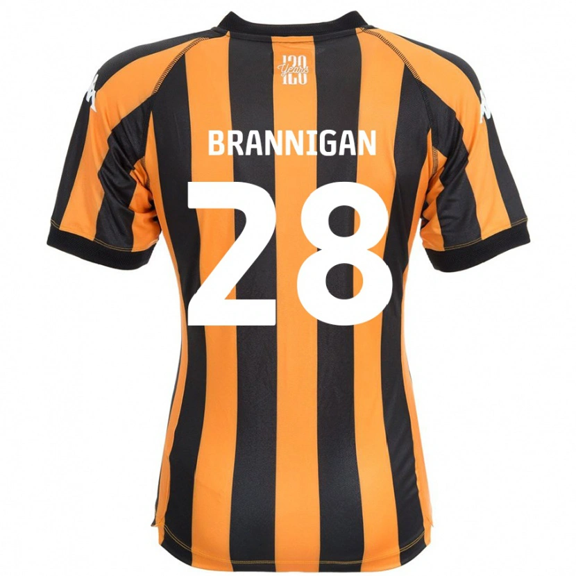 Danxen Dame Aoife Brannigan #28 Svart Rav Hjemmetrøye Drakt Trøye 2024/25 Skjorter T-Skjorte