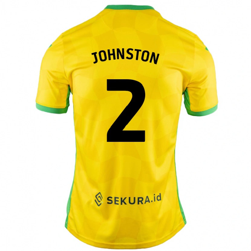 Danxen Dame Chardonnay Johnston #2 Gul Grønn Hjemmetrøye Drakt Trøye 2024/25 Skjorter T-Skjorte