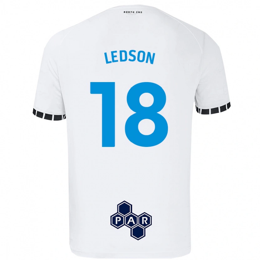 Danxen Dame Ryan Ledson #18 Hvit Hjemmetrøye Drakt Trøye 2024/25 Skjorter T-Skjorte