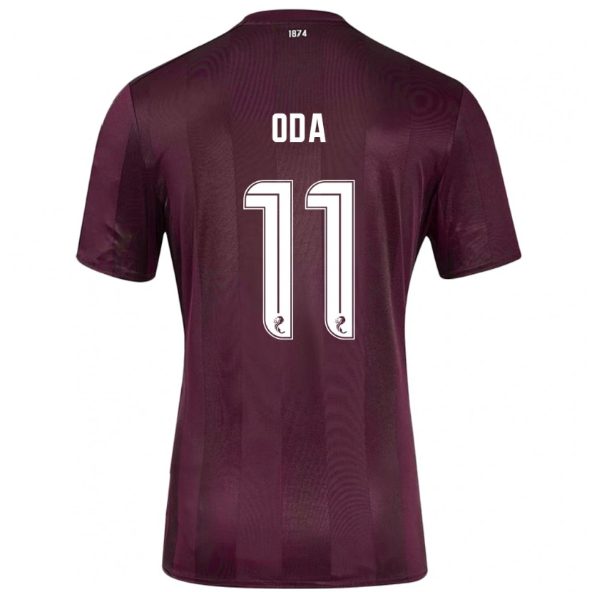 Danxen Dame Yutaro Oda #11 Burgund Hjemmetrøye Drakt Trøye 2024/25 Skjorter T-Skjorte