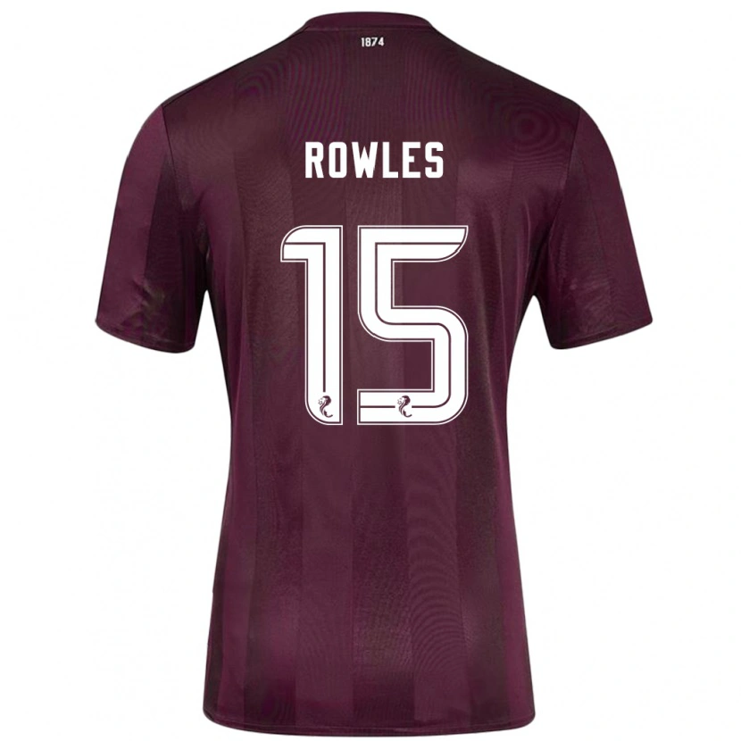 Danxen Dame Kye Rowles #15 Burgund Hjemmetrøye Drakt Trøye 2024/25 Skjorter T-Skjorte