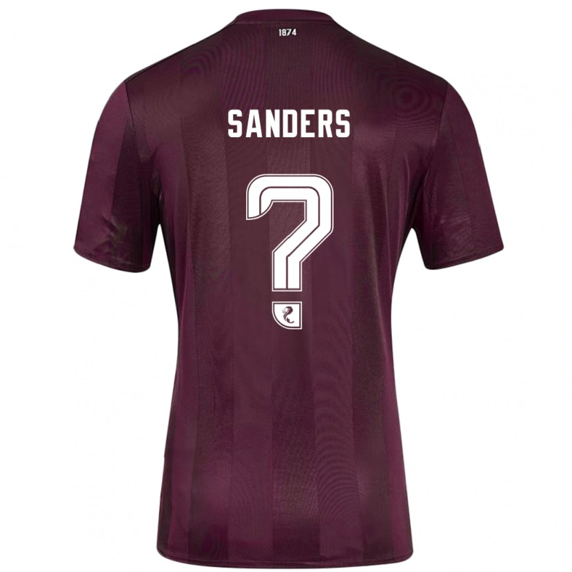 Danxen Dame Charlie Sanders #0 Burgund Hjemmetrøye Drakt Trøye 2024/25 Skjorter T-Skjorte