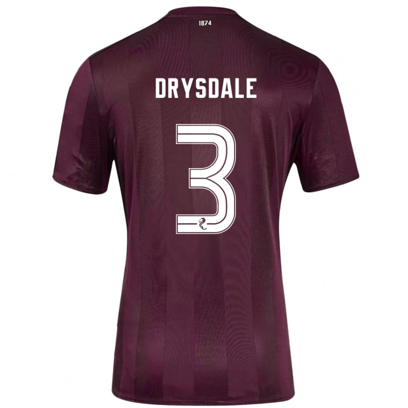 Danxen Dame Ethan Drysdale #3 Burgund Hjemmetrøye Drakt Trøye 2024/25 Skjorter T-Skjorte