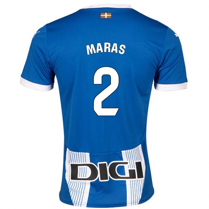 Danxen Dame Nikola Maras #2 Blå Hjemmetrøye Drakt Trøye 2024/25 Skjorter T-Skjorte