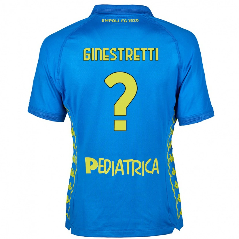 Danxen Dame Davide Ginestretti #0 Blå Hjemmetrøye Drakt Trøye 2024/25 Skjorter T-Skjorte