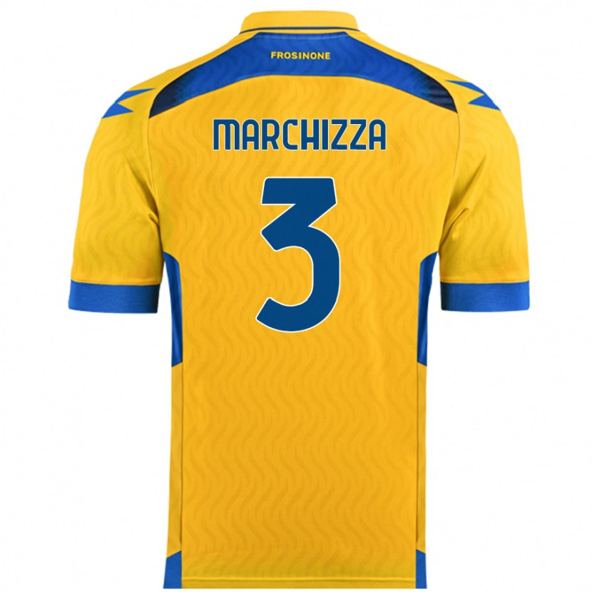 Danxen Dame Riccardo Marchizza #3 Gul Hjemmetrøye Drakt Trøye 2024/25 Skjorter T-Skjorte