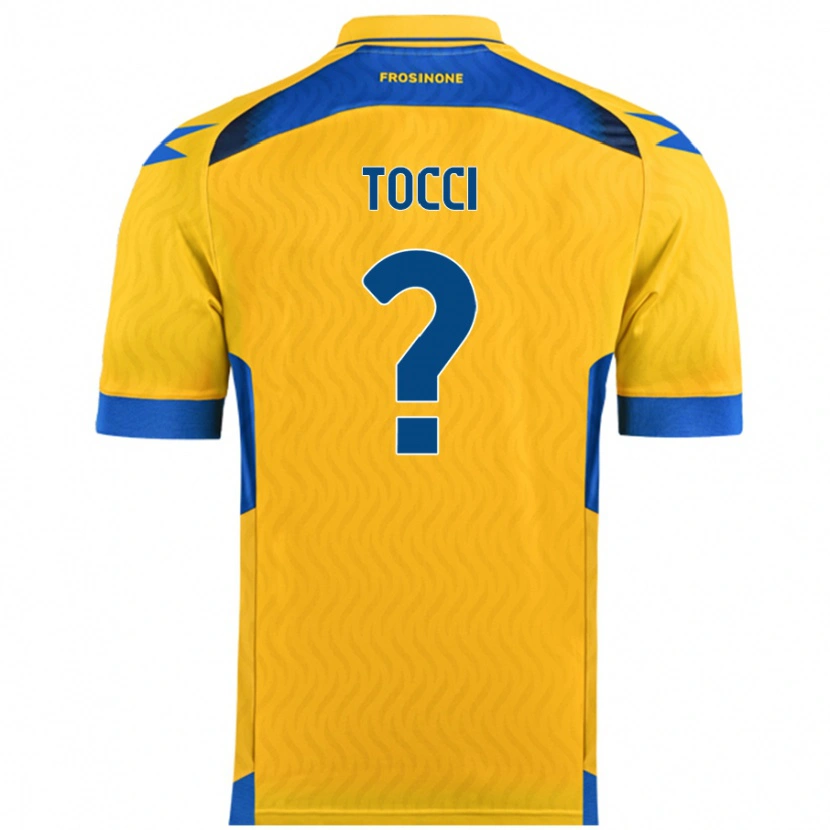 Danxen Dame Federico Tocci #0 Gul Hjemmetrøye Drakt Trøye 2024/25 Skjorter T-Skjorte