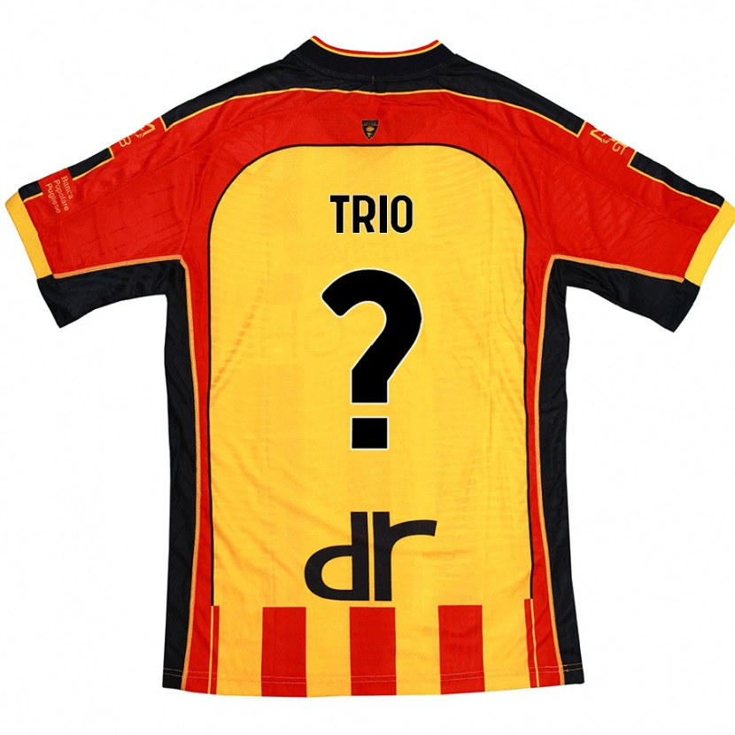 Danxen Dame Stefano Trio #0 Gul Rød Hjemmetrøye Drakt Trøye 2024/25 Skjorter T-Skjorte