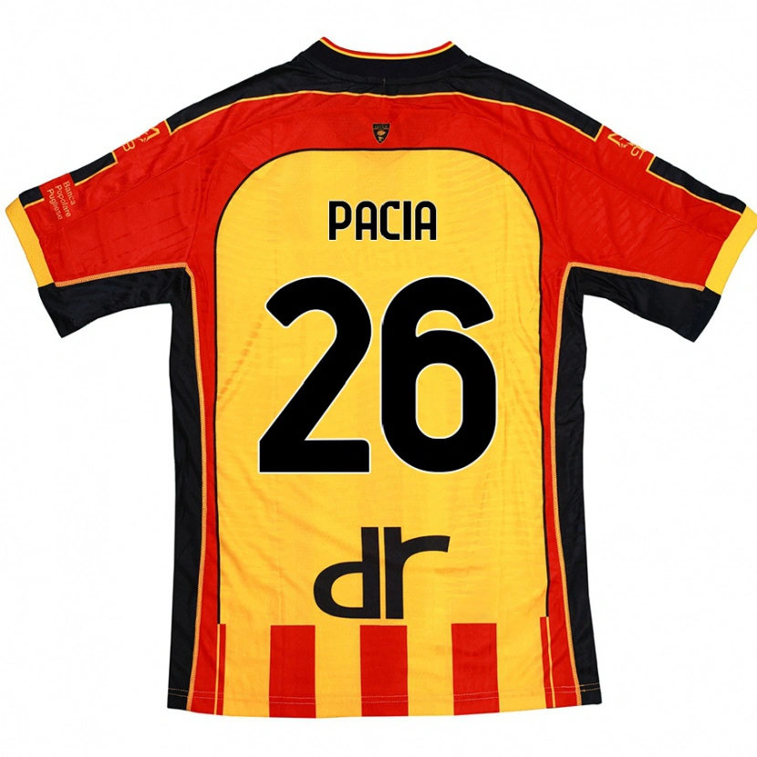 Danxen Dame Fabiano Pacia #26 Gul Rød Hjemmetrøye Drakt Trøye 2024/25 Skjorter T-Skjorte