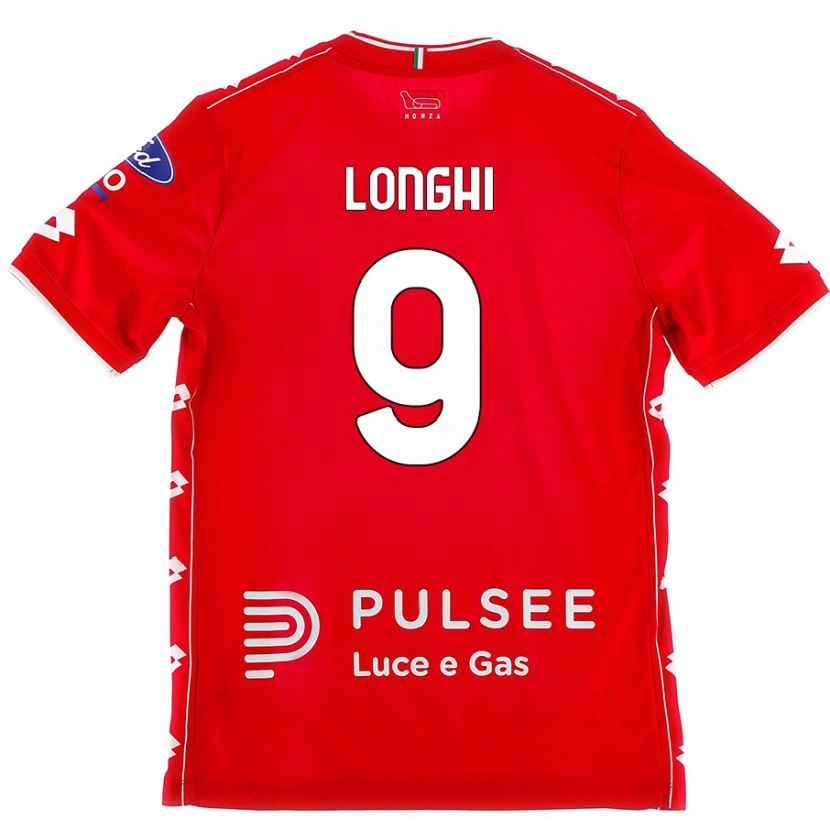 Danxen Dame Jordan Longhi #9 Rød Hvit Hjemmetrøye Drakt Trøye 2024/25 Skjorter T-Skjorte