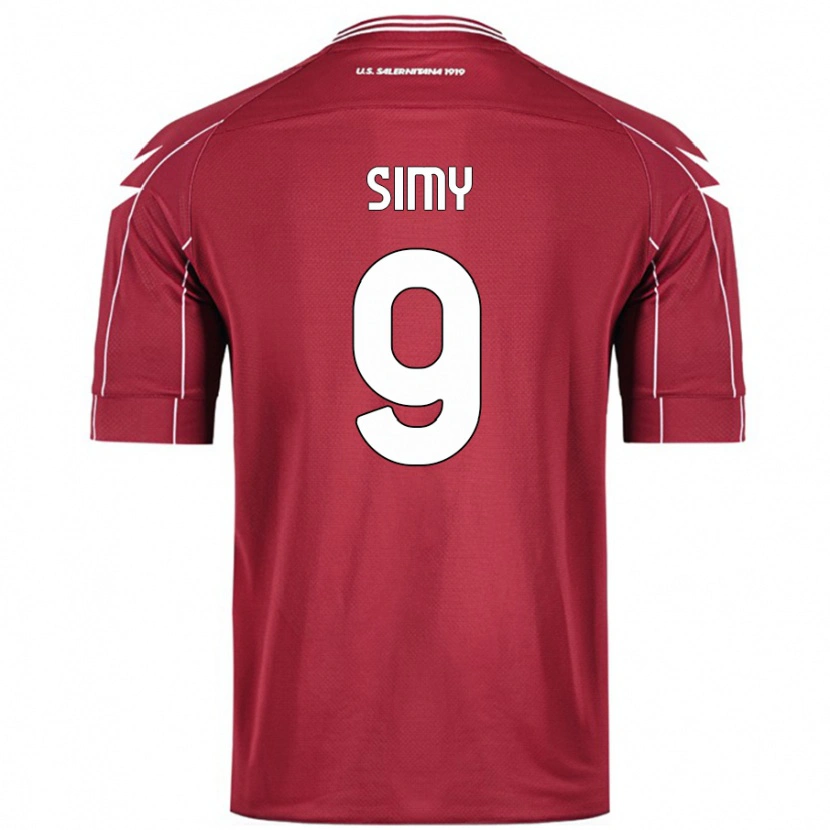 Danxen Dame Simy #9 Burgund Hjemmetrøye Drakt Trøye 2024/25 Skjorter T-Skjorte